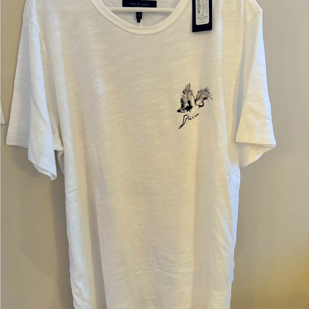 Rag & Bone New York Crane Graphic Tee shirt
